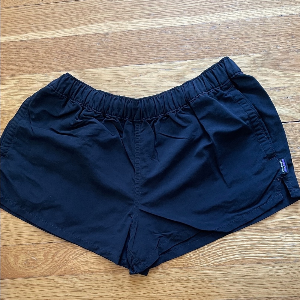 Patagonia Women’s Black Athletic Shorts with Elastic Waist